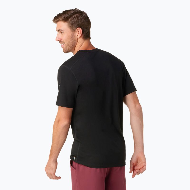 Ανδρικό θερμικό T-shirt Smartwool Merino μαύρο 2