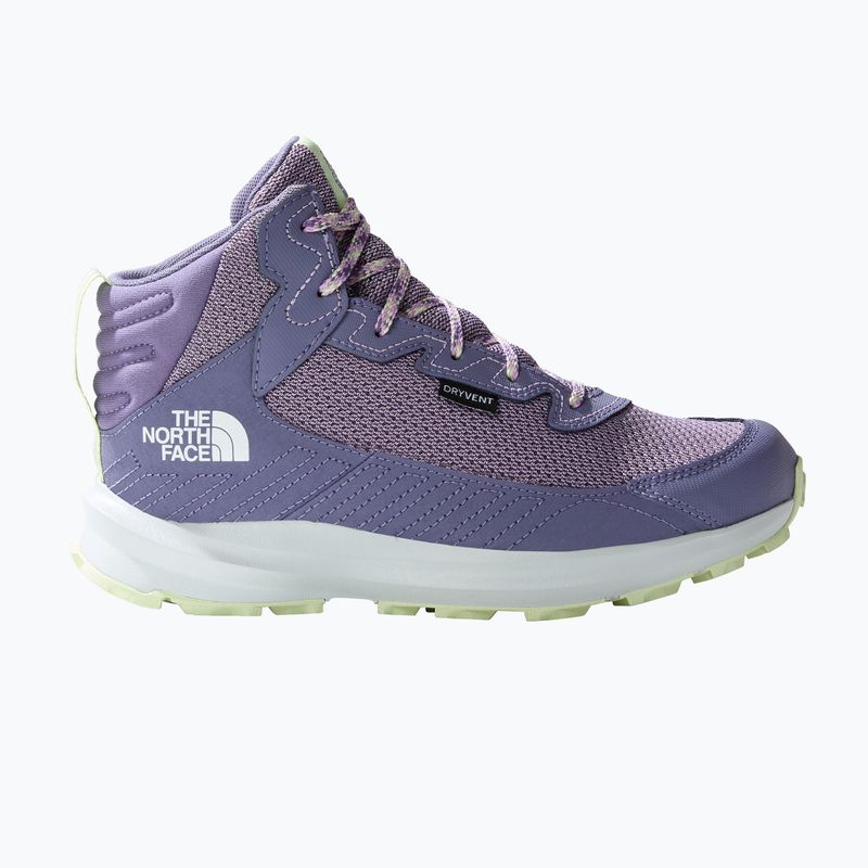 The North Face Fastpack Hiker Mid Wp lunar slate/lupine παιδικές μπότες πεζοπορίας 12