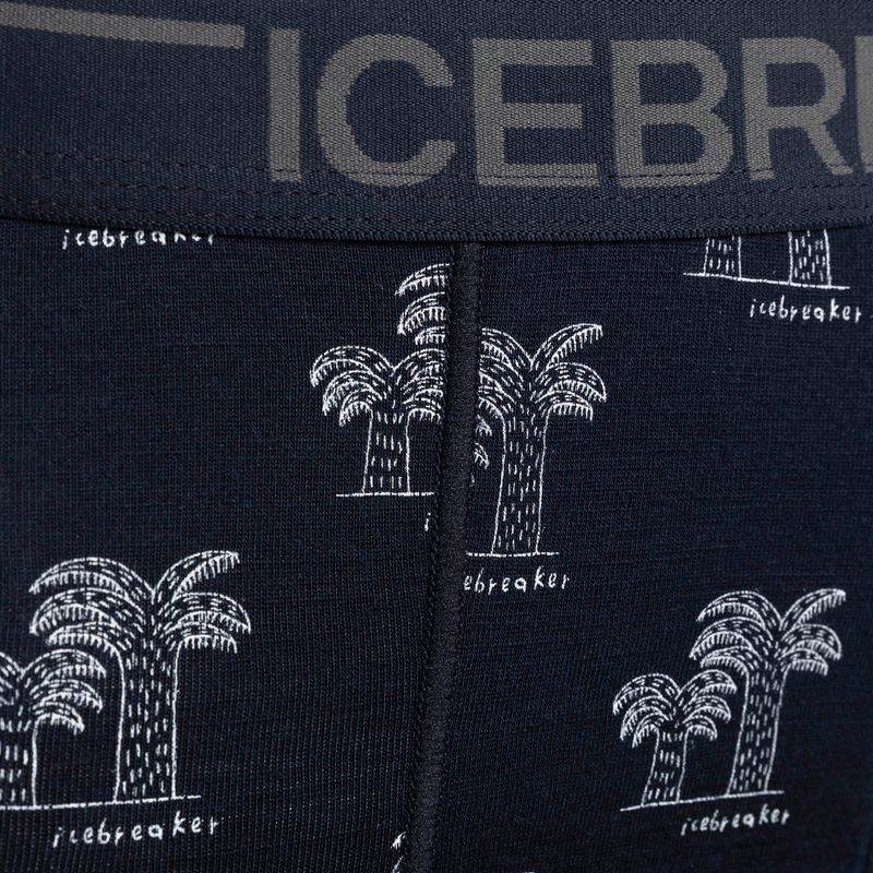 Ανδρικό θερμικό σορτσάκι μποξεράκι icebreaker Anatomica navy blue 103029 3