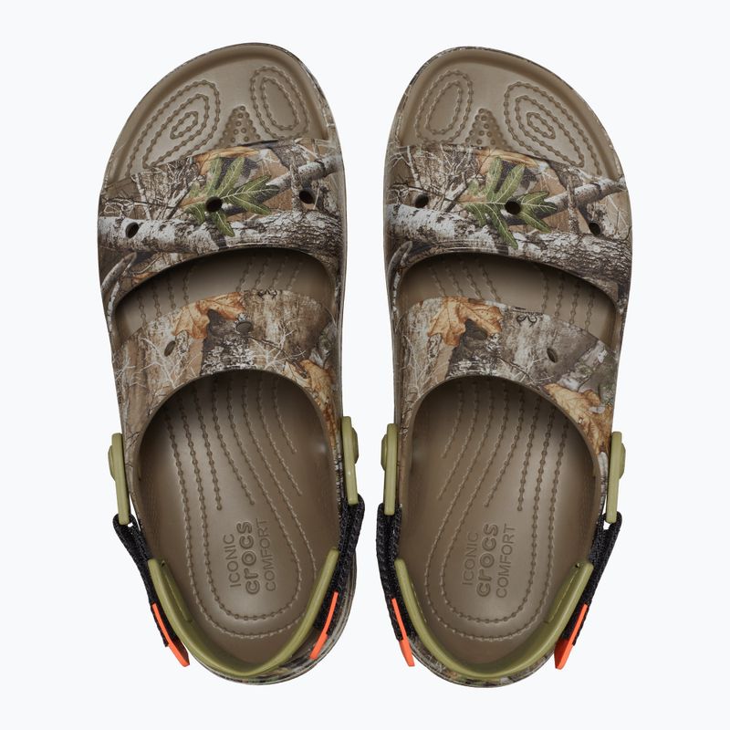 Crocs Realtree Edge AT Σανδάλι καφέ 207891-267 12