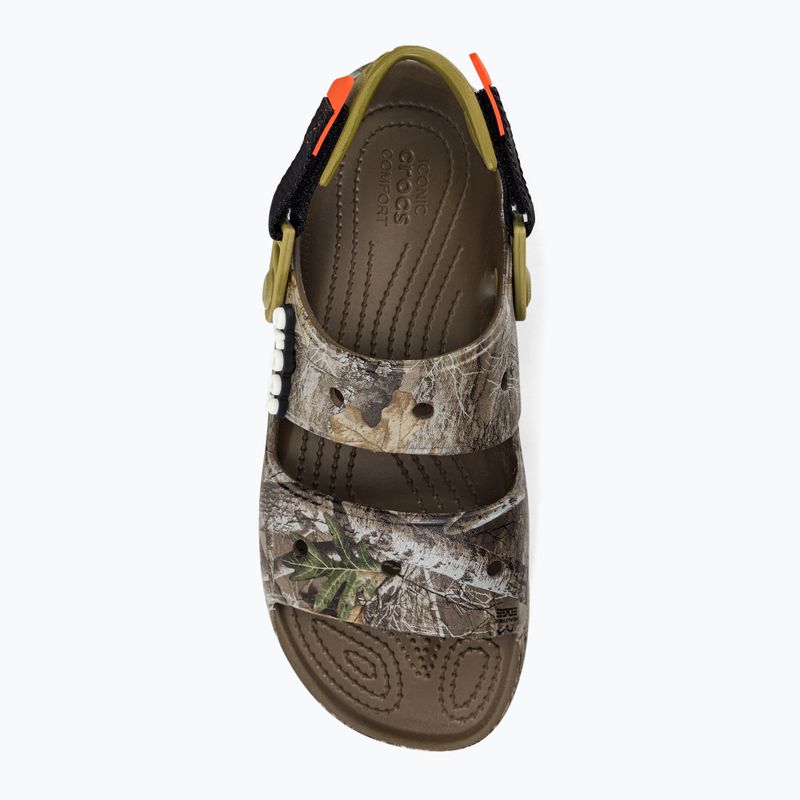 Crocs Realtree Edge AT Σανδάλι καφέ 207891-267 6