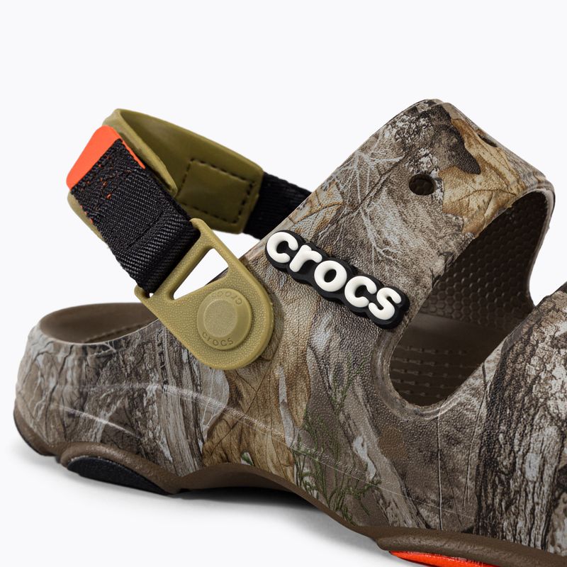 Crocs Realtree Edge AT Σανδάλι καφέ 207891-267 8