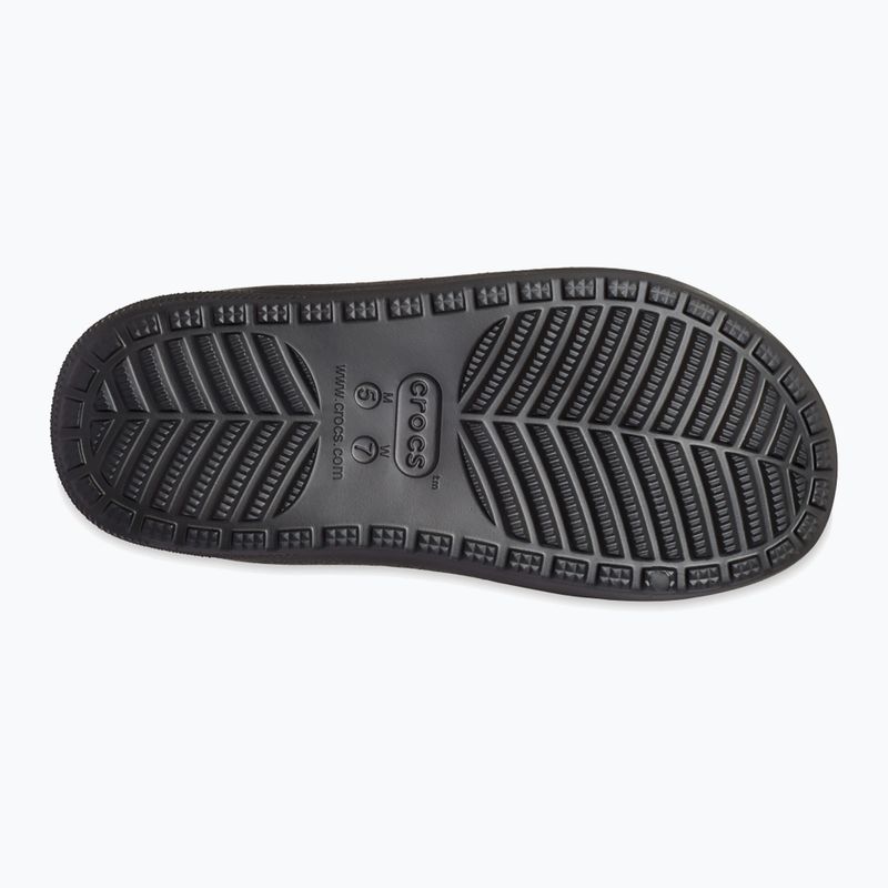 Crocs Classic Cozzzy Sandal μαύρα/μαύρα σανδάλια σαγιονάρες 11