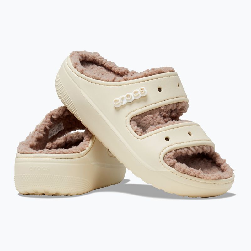 Crocs Classic Cozzzy Sandal οστό/μανιτάρι σαγιονάρες 13