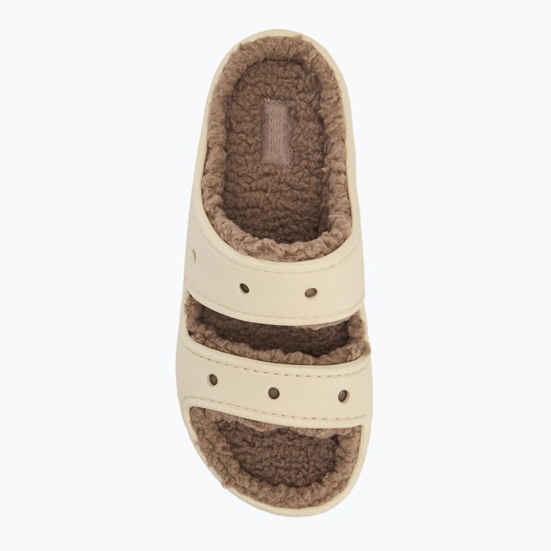 Crocs Classic Cozzzy Sandal οστό/μανιτάρι σαγιονάρες 5