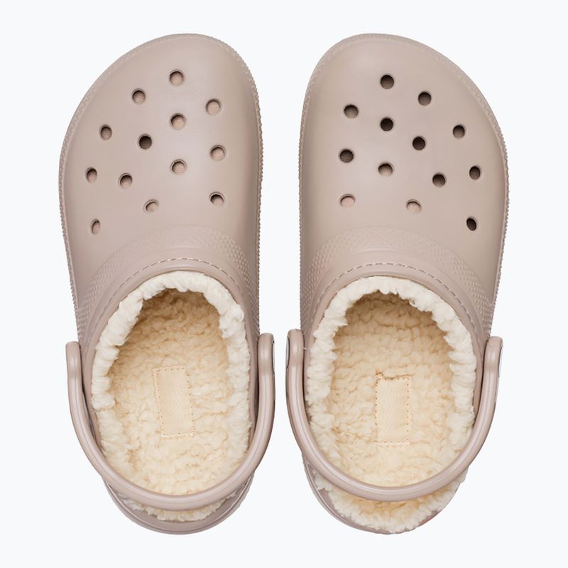 Crocs Classic Clog με επένδυση μανιτάρι/κόκαλο σαγιονάρες 13