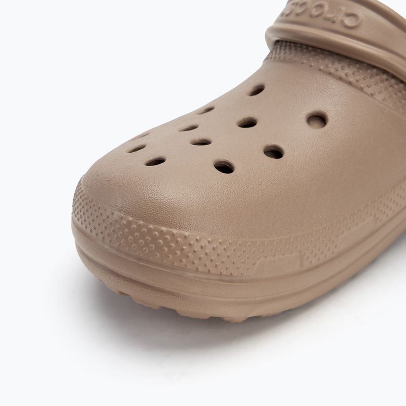 Crocs Classic Clog με επένδυση μανιτάρι/κόκαλο σαγιονάρες 8