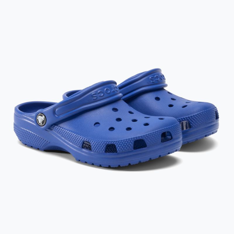 Crocs Classic Clog Παιδικά σαγιονάρες με μπλε μπουλόνι 5