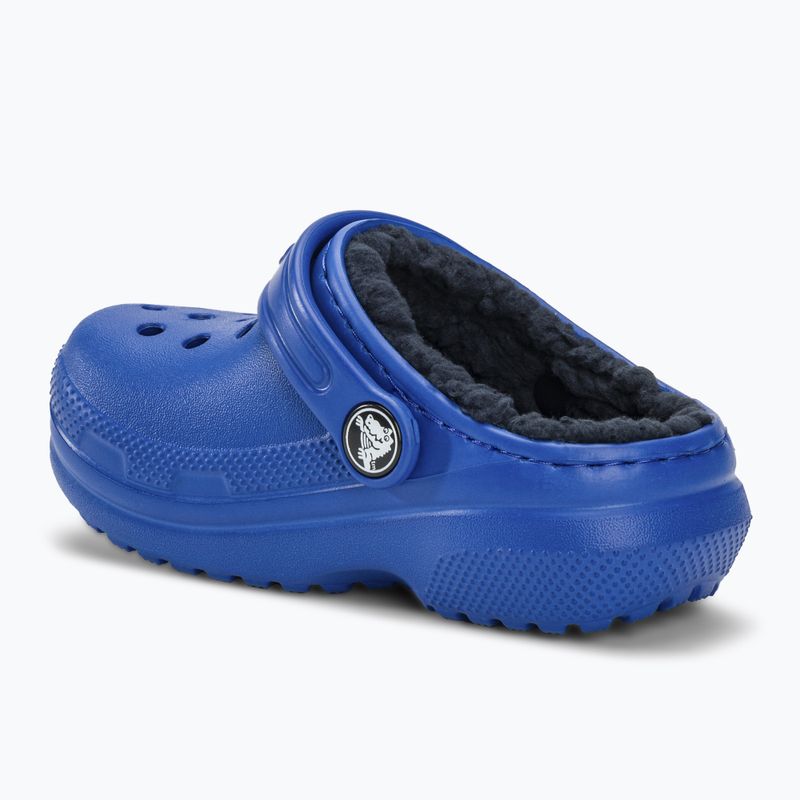 Παιδικές παντόφλες Crocs Classic Lined blue bolt 4