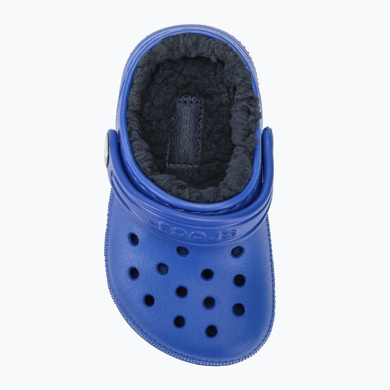 Παιδικές παντόφλες Crocs Classic Lined blue bolt 6