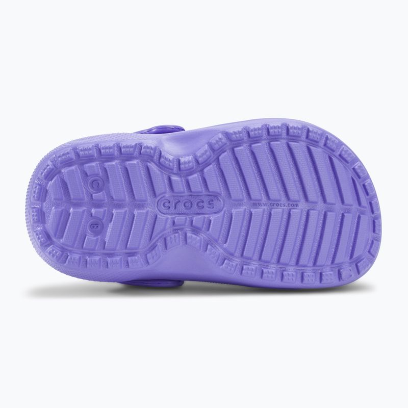 Παιδικές παντόφλες Crocs Classic Lined digital violet 5