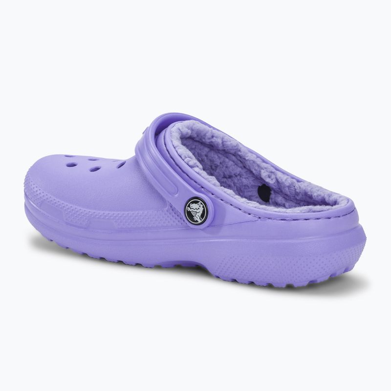 Παιδικές παντόφλες Crocs Classic Lined digital violet 4