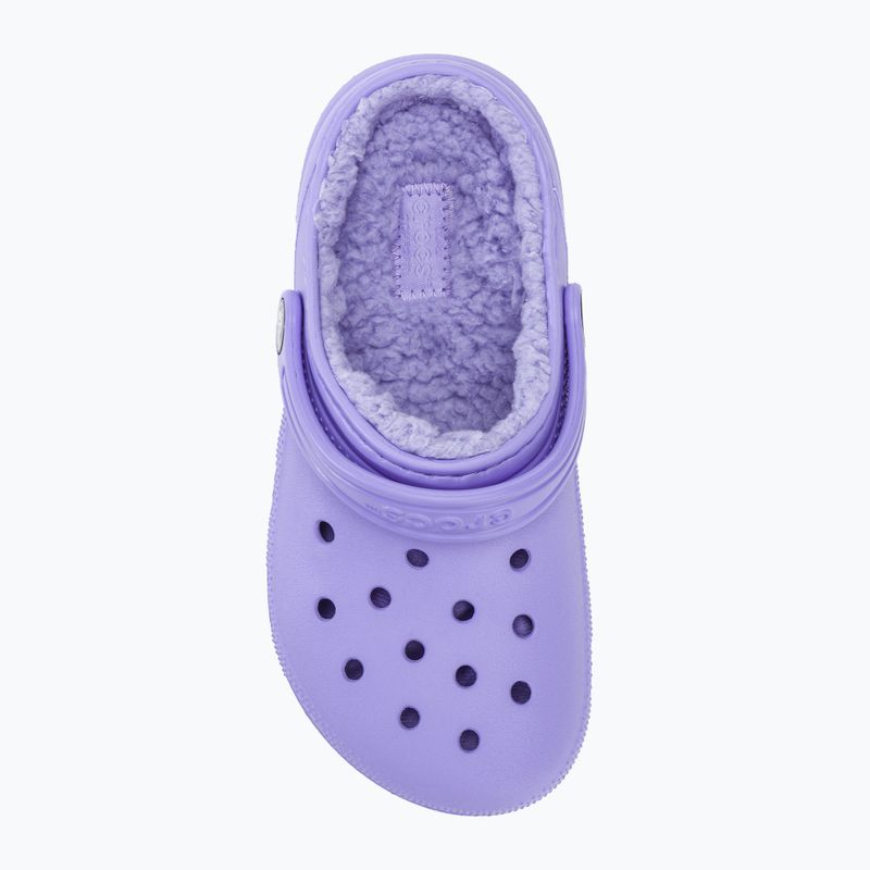 Παιδικές παντόφλες Crocs Classic Lined digital violet 6