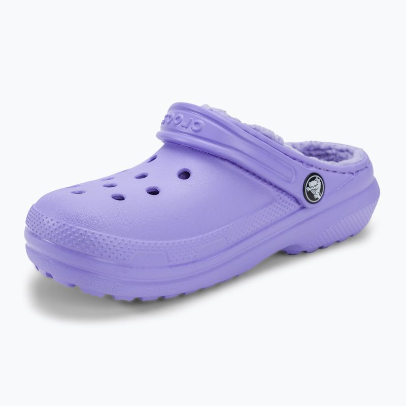 Παιδικές παντόφλες Crocs Classic Lined digital violet 8