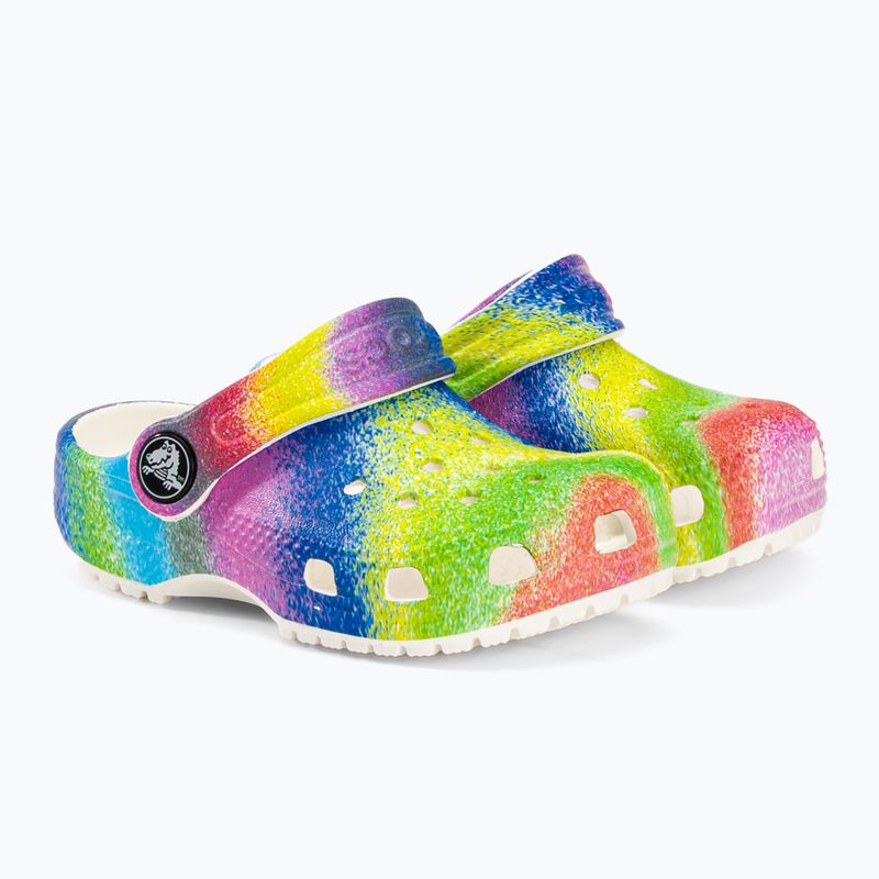 Crocs Classic Spray Dye Clog T λευκό 208094-94S παιδικές σαγιονάρες 5