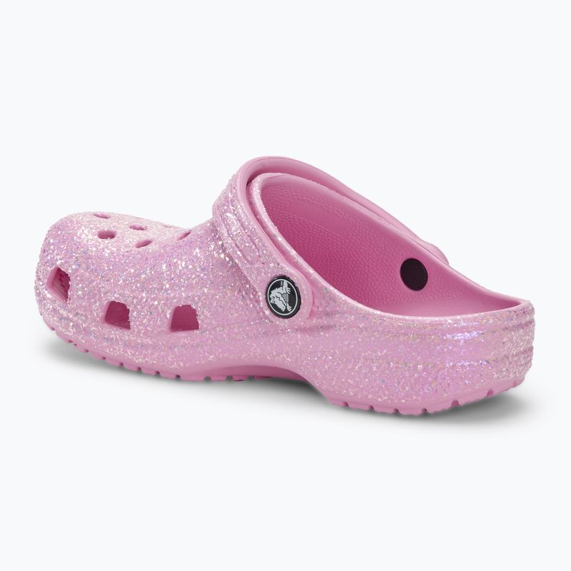 Παιδικές παντόφλες Crocs Classic Glitter Clog flamingo 4