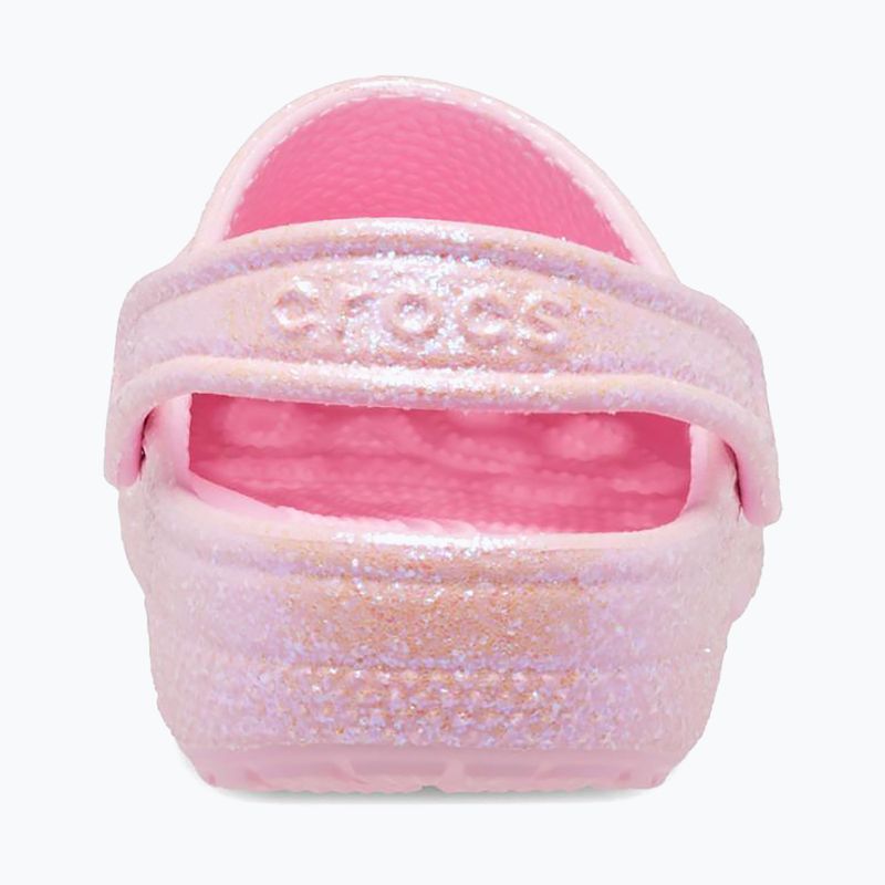 Παιδικές παντόφλες Crocs Classic Glitter Clog flamingo 13