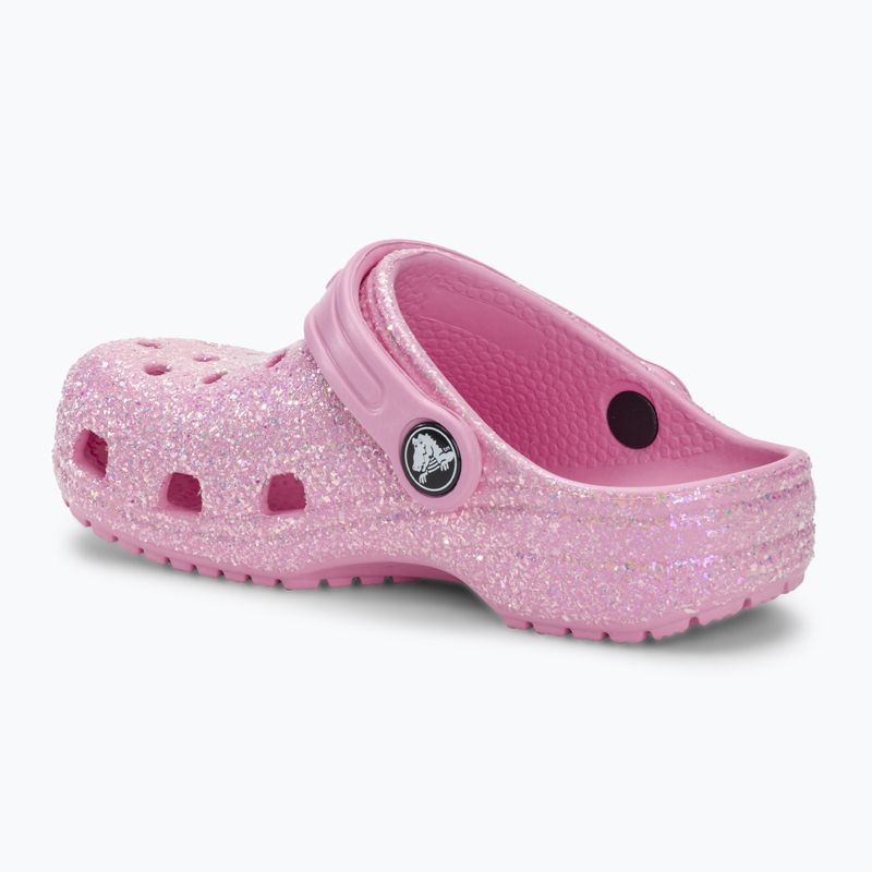 Παιδικές παντόφλες Crocs Classic Glitter Clog T flamingo 4