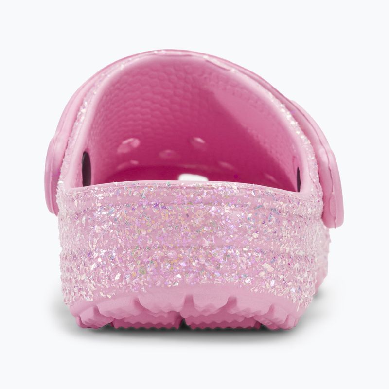 Παιδικές παντόφλες Crocs Classic Glitter Clog T flamingo 7