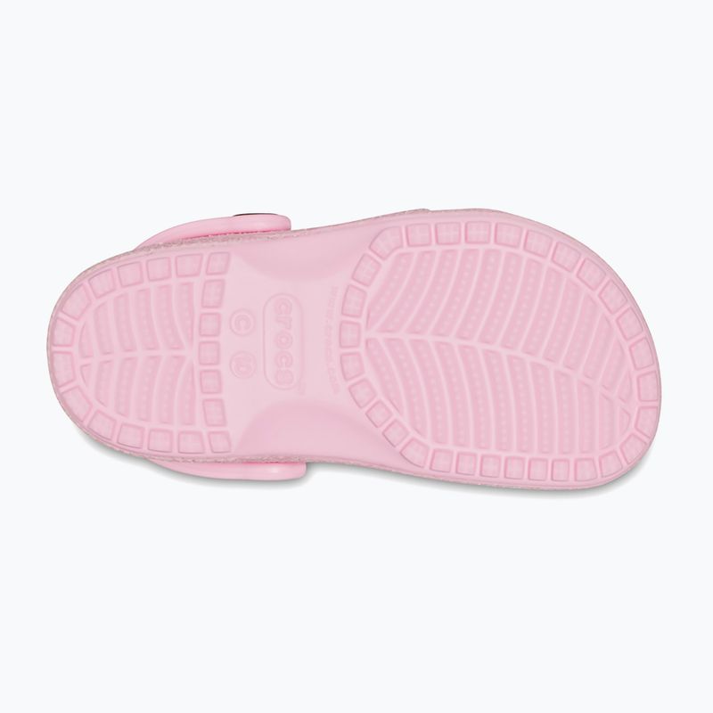 Παιδικές παντόφλες Crocs Classic Glitter Clog T flamingo 13