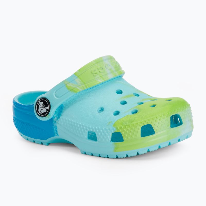 Παιδικές παντόφλες Crocs Classic Ombre Clog Toddler arctic/multi