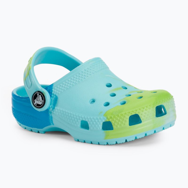 Παιδικές παντόφλες Crocs Classic Ombre Clog Toddler arctic/multi 2