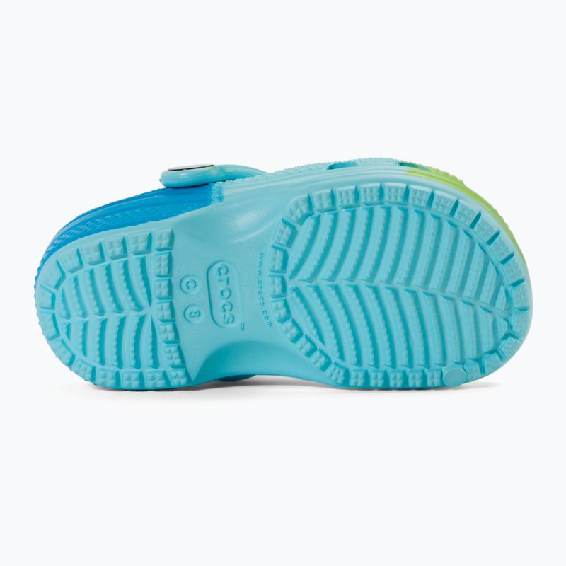 Παιδικές παντόφλες Crocs Classic Ombre Clog Toddler arctic/multi 5