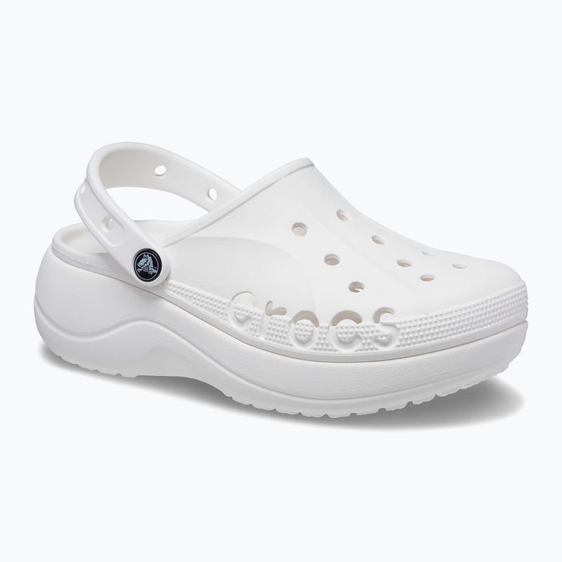 Crocs Baya Platform Clog λευκό 9