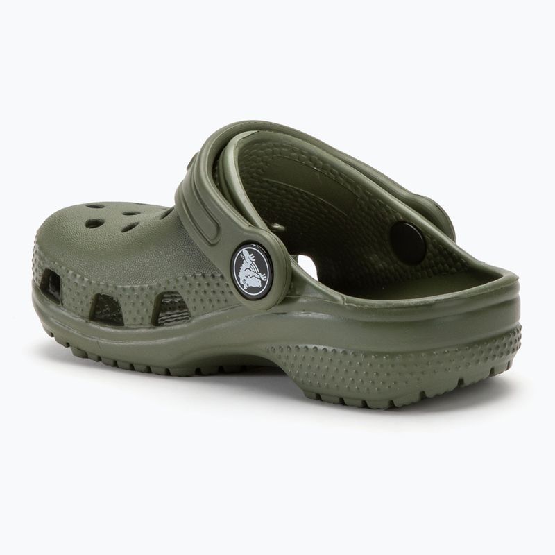 Παιδικές παντόφλες Crocs Classic Clog Toddler army green 4