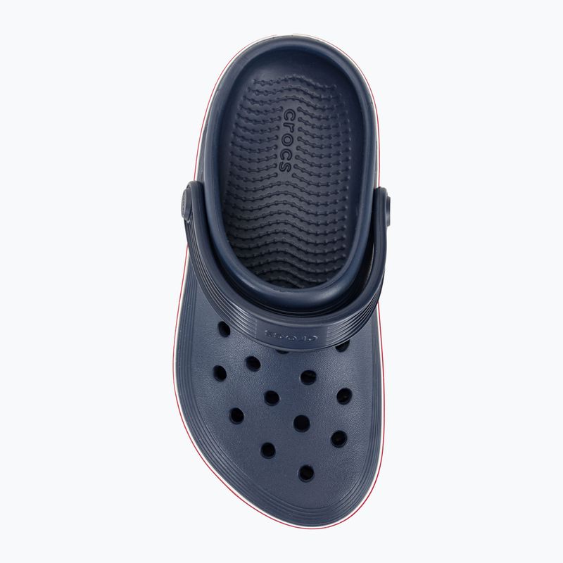 Crocs Crocband Clean Of Court Clog 208477 navy/pepper παιδικές σαγιονάρες 7