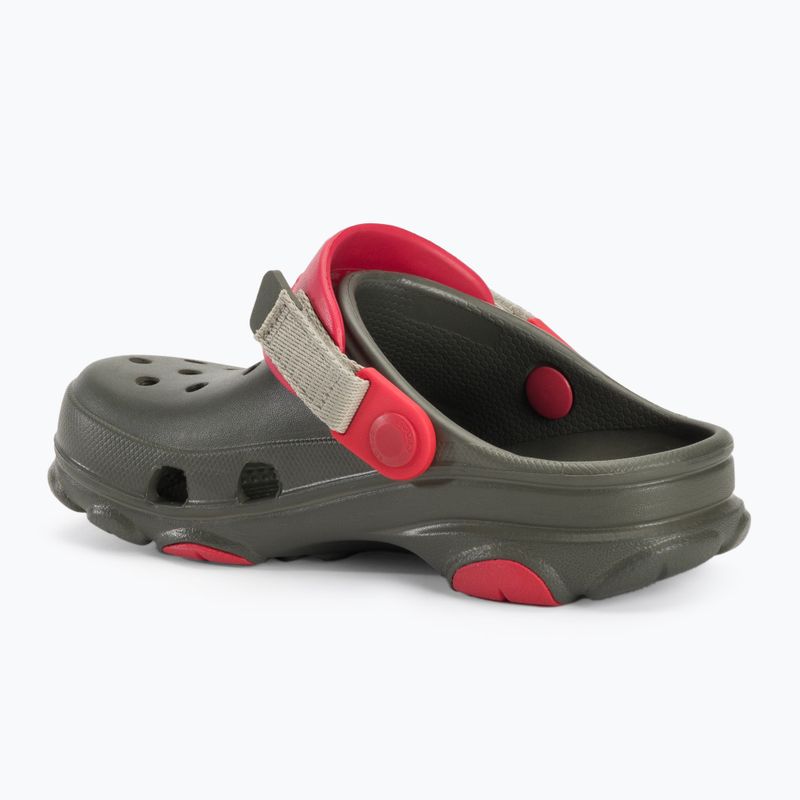 Crocs All Terrain Kids σαγιονάρες σε λαδί χρώμα 4