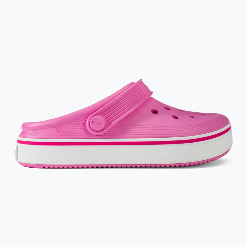 Crocs Crocband Clean Off Court Clog taffy ροζ παιδικά σανδάλια 3