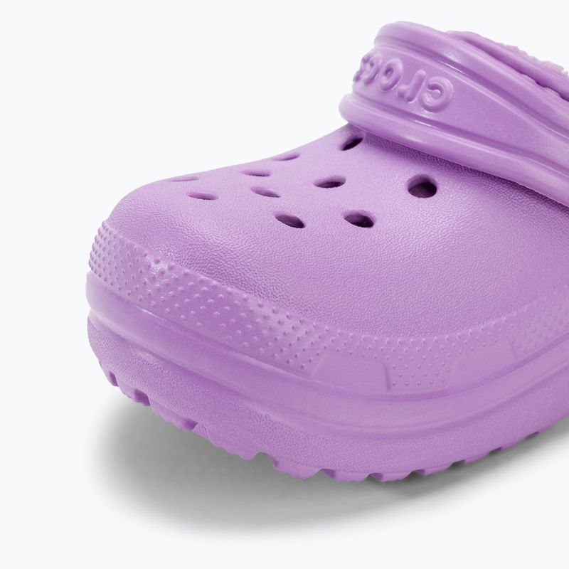 Παιδικές παντόφλες Crocs Classic Lined orchid 8