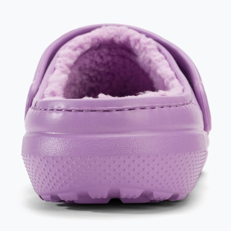 Παιδικές παντόφλες Crocs Classic Lined orchid 7