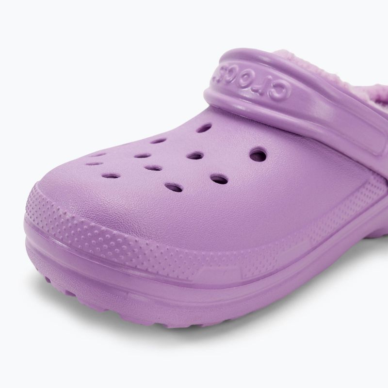 Παιδικές παντόφλες Crocs Classic Lined orchid 8