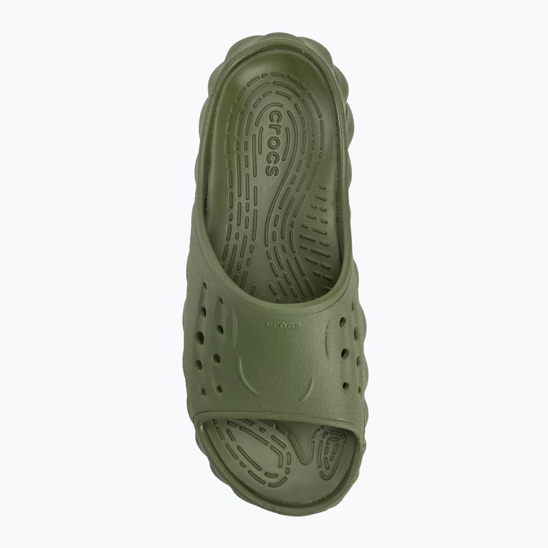 Παντόφλες Crocs Echo Slide army green 5