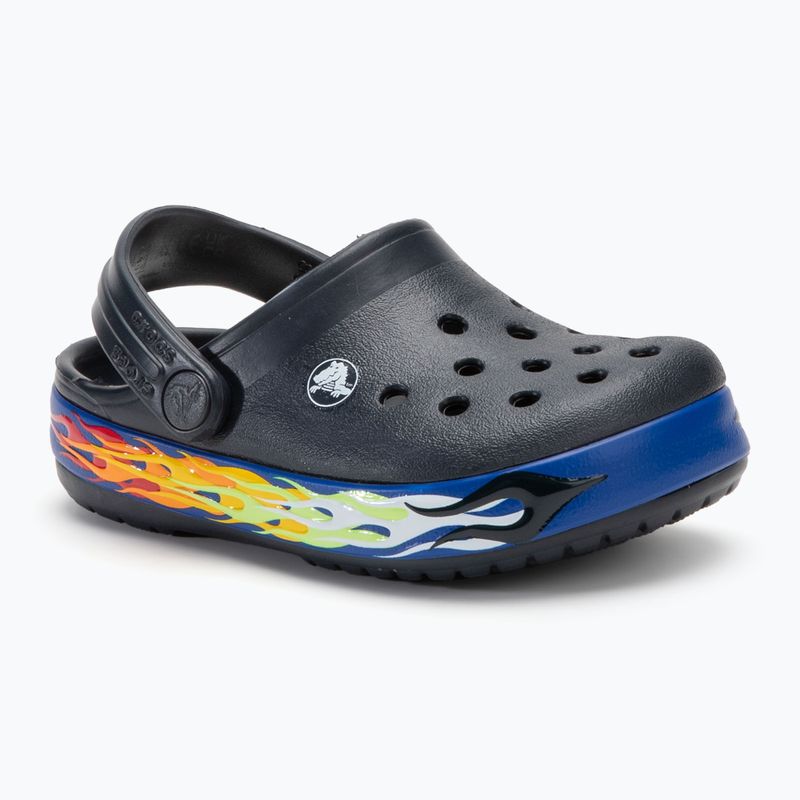 Παιδικές παντόφλες Crocs Crocband Lights Clog Toddler deep navy 2