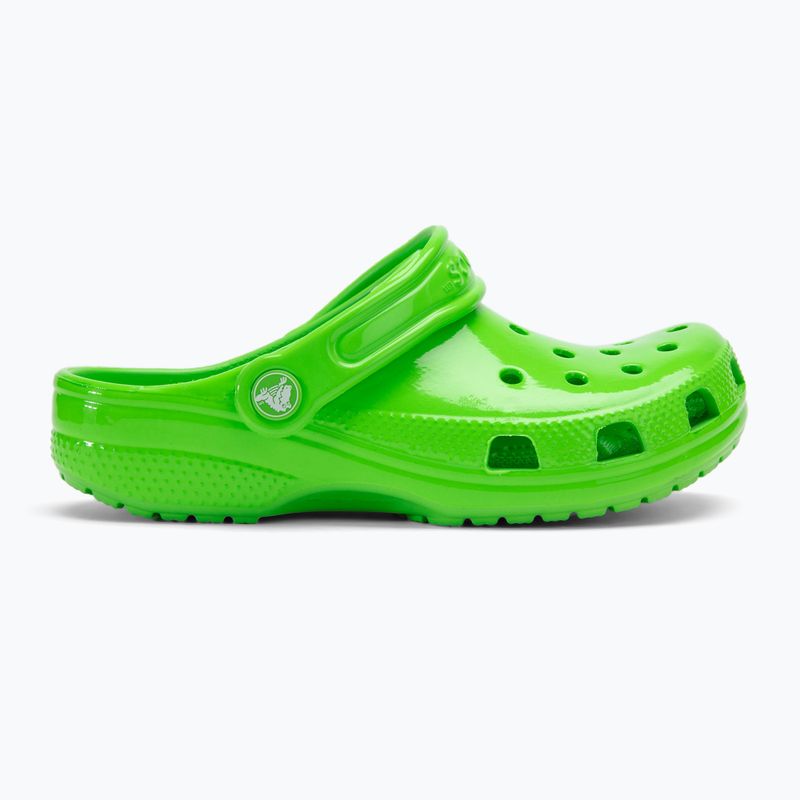 Παιδικές παντόφλες Crocs Classic Neon Highlighter Clog Kids green slime 3