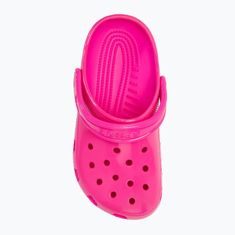 Παιδικές παντόφλες Crocs Classic Neon Highlighter Clog pink crush 6