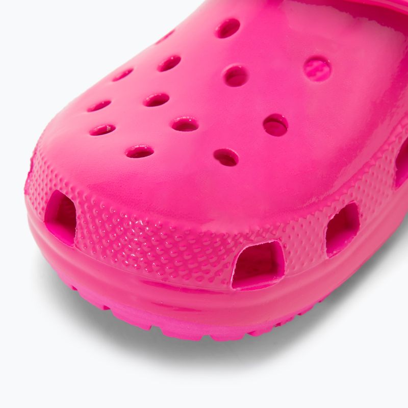 Παιδικές παντόφλες Crocs Classic Neon Highlighter Clog pink crush 8