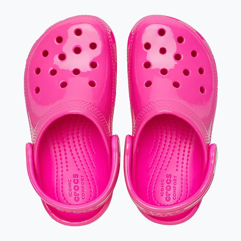 Παιδικές παντόφλες Crocs Classic Neon Highlighter Clog pink crush 13