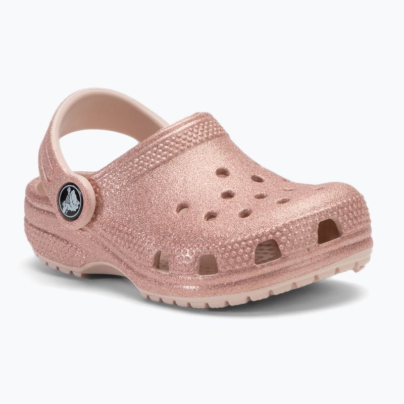 Παιδικές παντόφλες Crocs Classic Glitter Clog Toddler quartz glitter 2