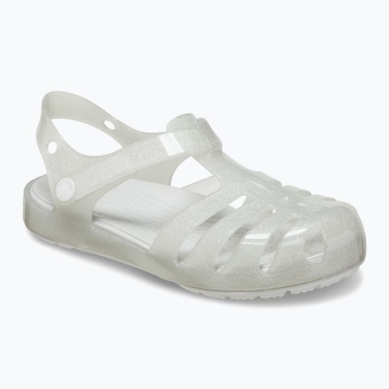 Παιδικά σανδάλια Crocs Isabella Glitter silver glitter 8