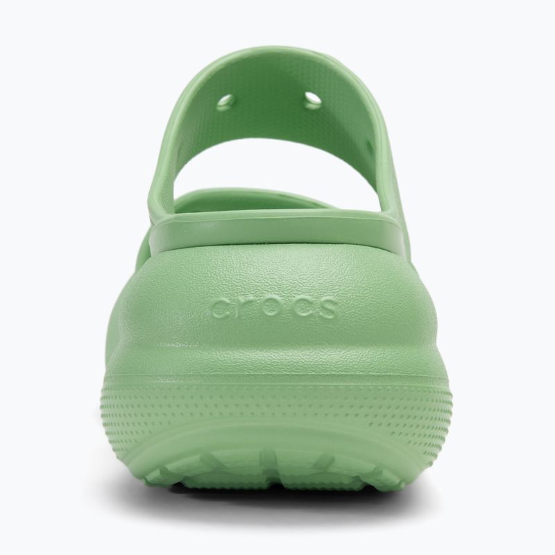 Γυναικείες παντόφλες Crocs Classic Crush Sandal fair green 6