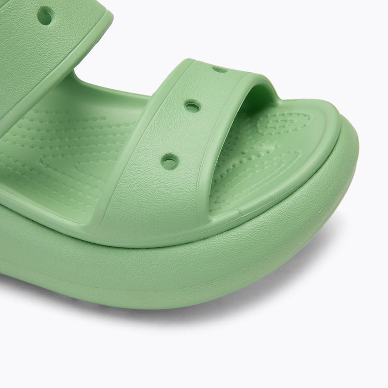 Γυναικείες παντόφλες Crocs Classic Crush Sandal fair green 7