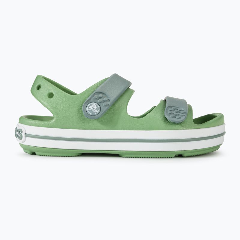 Crocs Crocband Cruiser Παιδικά σανδάλια ανοιχτό πράσινο/σκονισμένο πράσινο 2