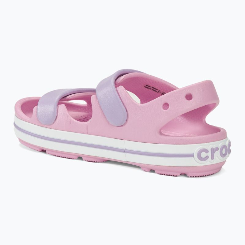 Crocs Crocband Cruiser Παιδικά σανδάλια μπαλαρίνα/λαβέντα 3