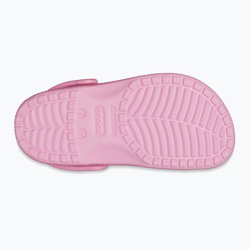 Crocs Classic Glitter Clog Παιδικές σαγιονάρες ροζ τουίντ glitter 5