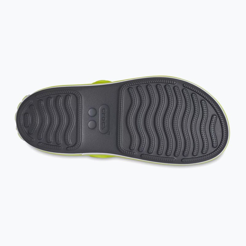 Crocs Crocband Cruiser Παιδικά σανδάλια γκρι σχιστόλιθο/οξύτητα 5