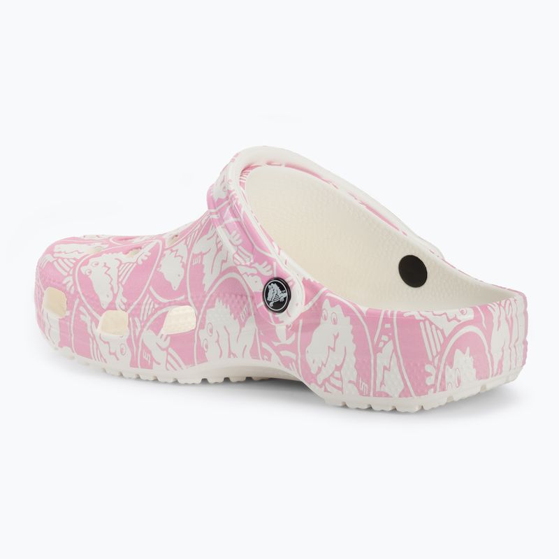 Παντόφλες Crocs Classic Duke Print Clog pink tweed 4